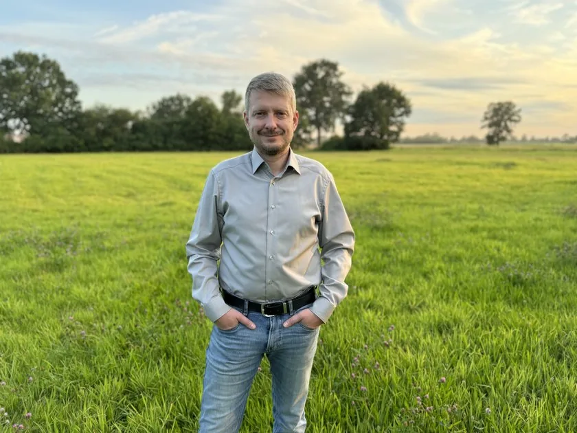 Christian von Hofe im Freien